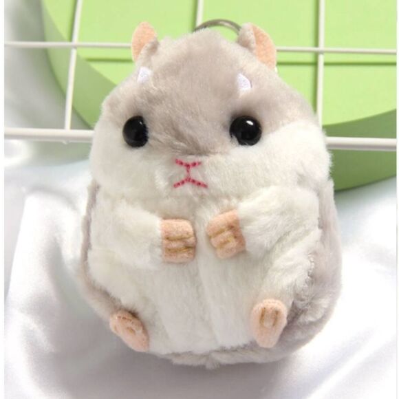 Fuzzy Hamster Keychain  - Picture 3 of 3